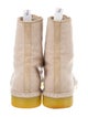 Max Mara Felt Combat Boots