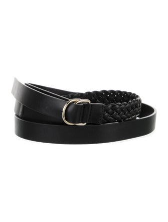 Max Mara Skinny Leather Belt