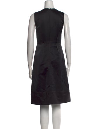 Max Mara Crew Neck Knee-Length Dress