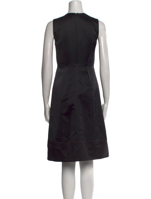 Max Mara Crew Neck Knee-Length Dress