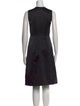 Max Mara Crew Neck Knee-Length Dress