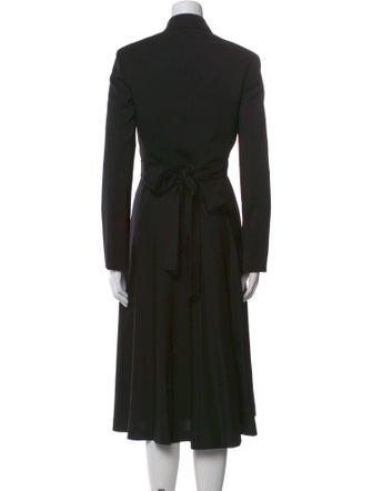 Max Mara Virgin Wool Midi Length Dress