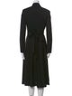 Max Mara Virgin Wool Midi Length Dress