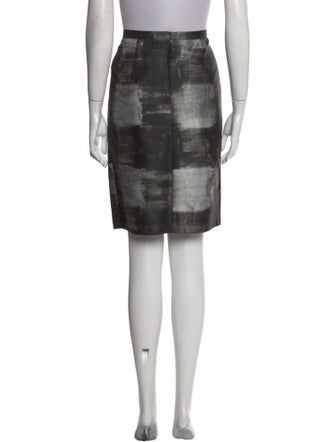Max Mara Printed Knee-Length Skirt