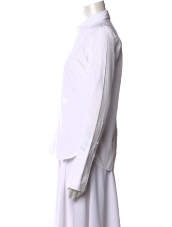 Max Mara Long Sleeve Button-Up Top