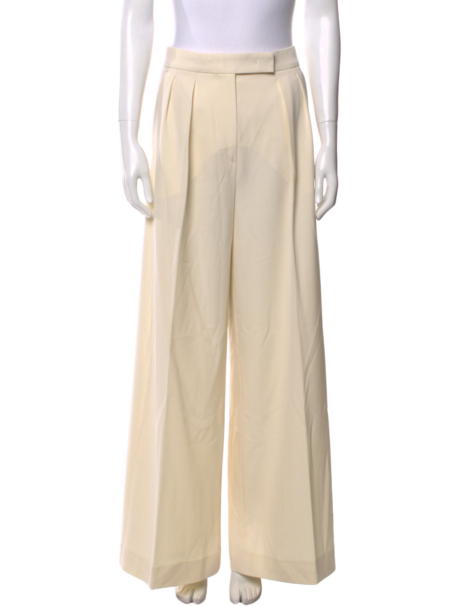 Max Mara Virgin Wool Wide Leg Pants