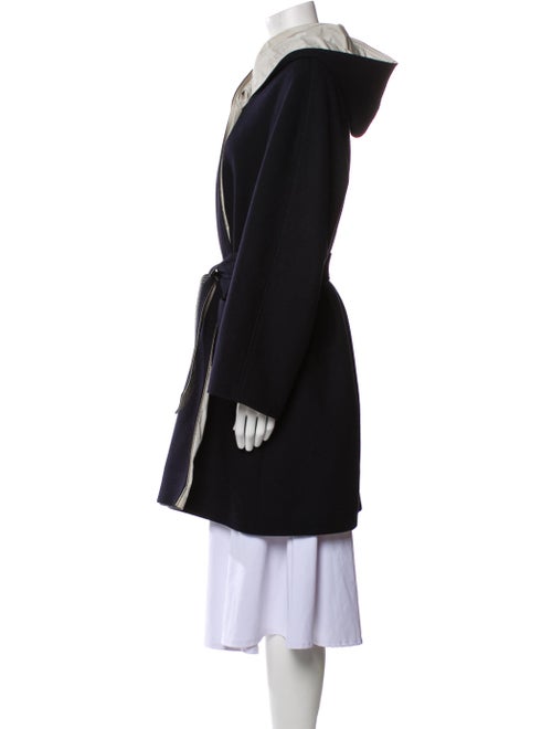 Max Mara Virgin Wool Faux Fur Coat