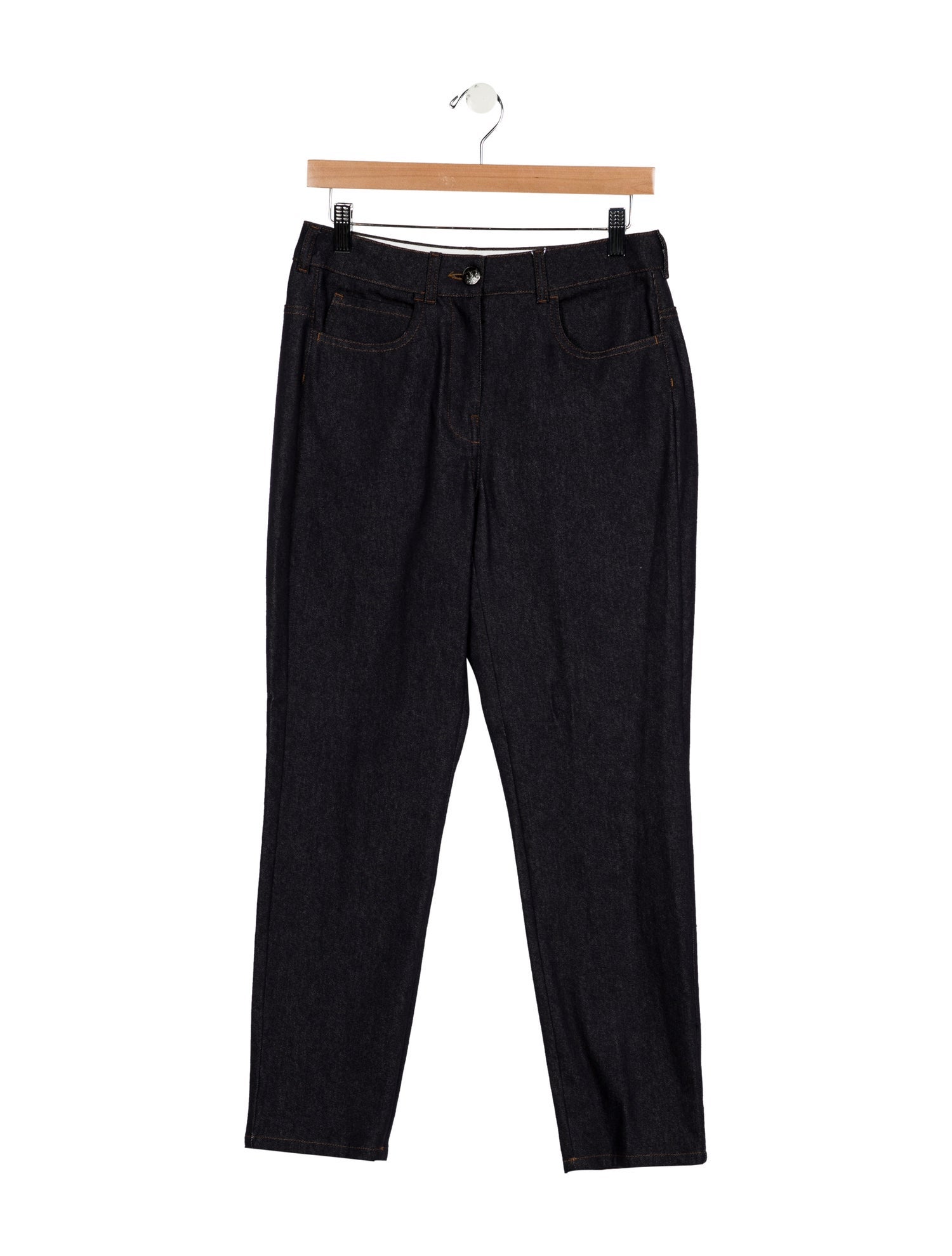Max Mara High-Rise Straight Leg Jeans