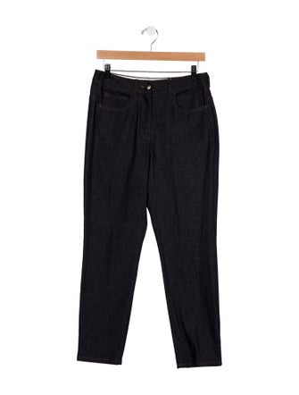 Max Mara High-Rise Straight Leg Jeans
