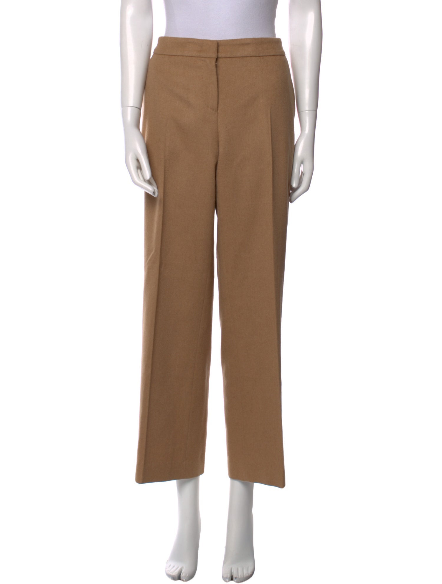Max Mara Camel Hair Wide Leg Pants