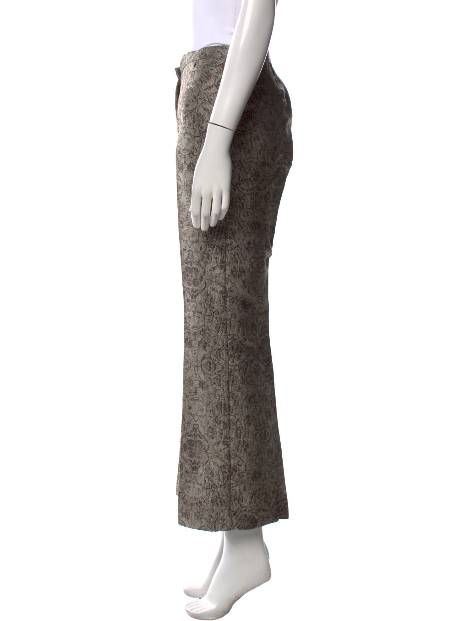 Max Mara Printed Wide Leg Pants