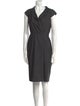 Max Mara Virgin Wool Knee-Length Dress