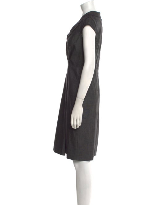 Max Mara Virgin Wool Knee-Length Dress