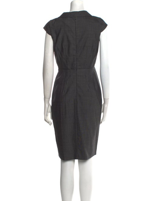 Max Mara Virgin Wool Knee-Length Dress