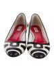 Max Mara Leather Colorblock Pattern Ballet Flats