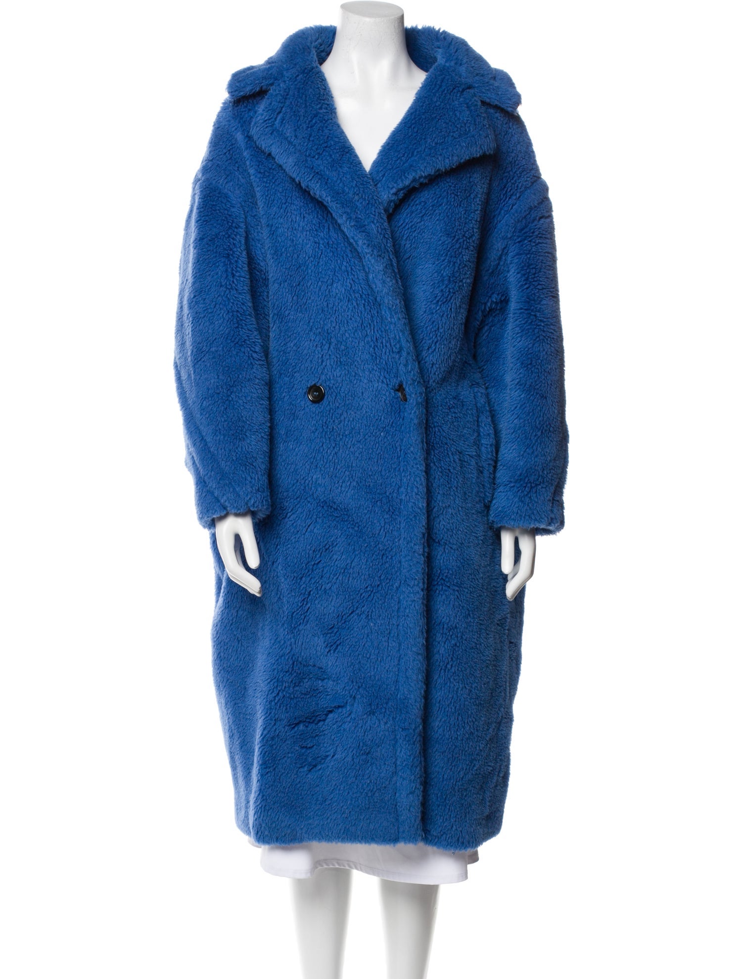 Max Mara Alpaca Faux Fur Coat