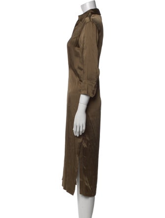 Max Mara Square Neckline Long Dress
