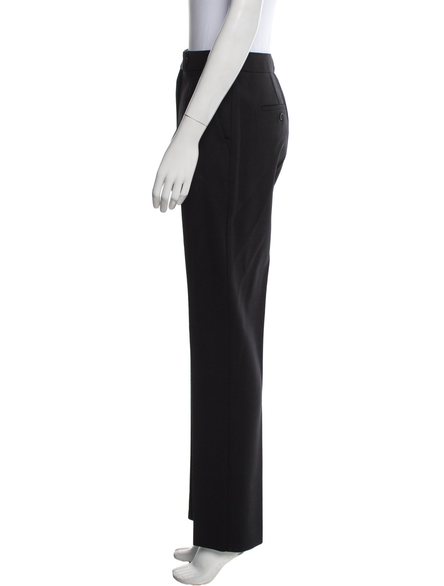 Max Mara Virgin Wool Straight Leg Pants