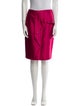 Max Mara Silk Knee-Length Skirt