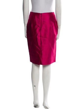 Max Mara Silk Knee-Length Skirt