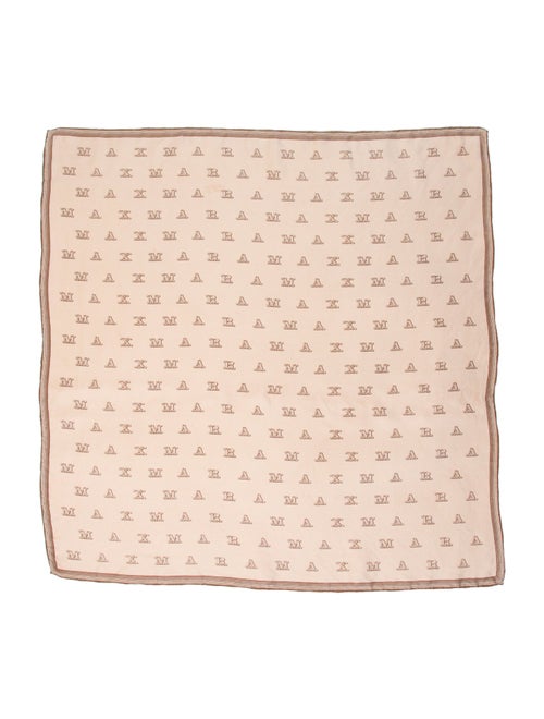 Max Mara Silk Printed Scarf