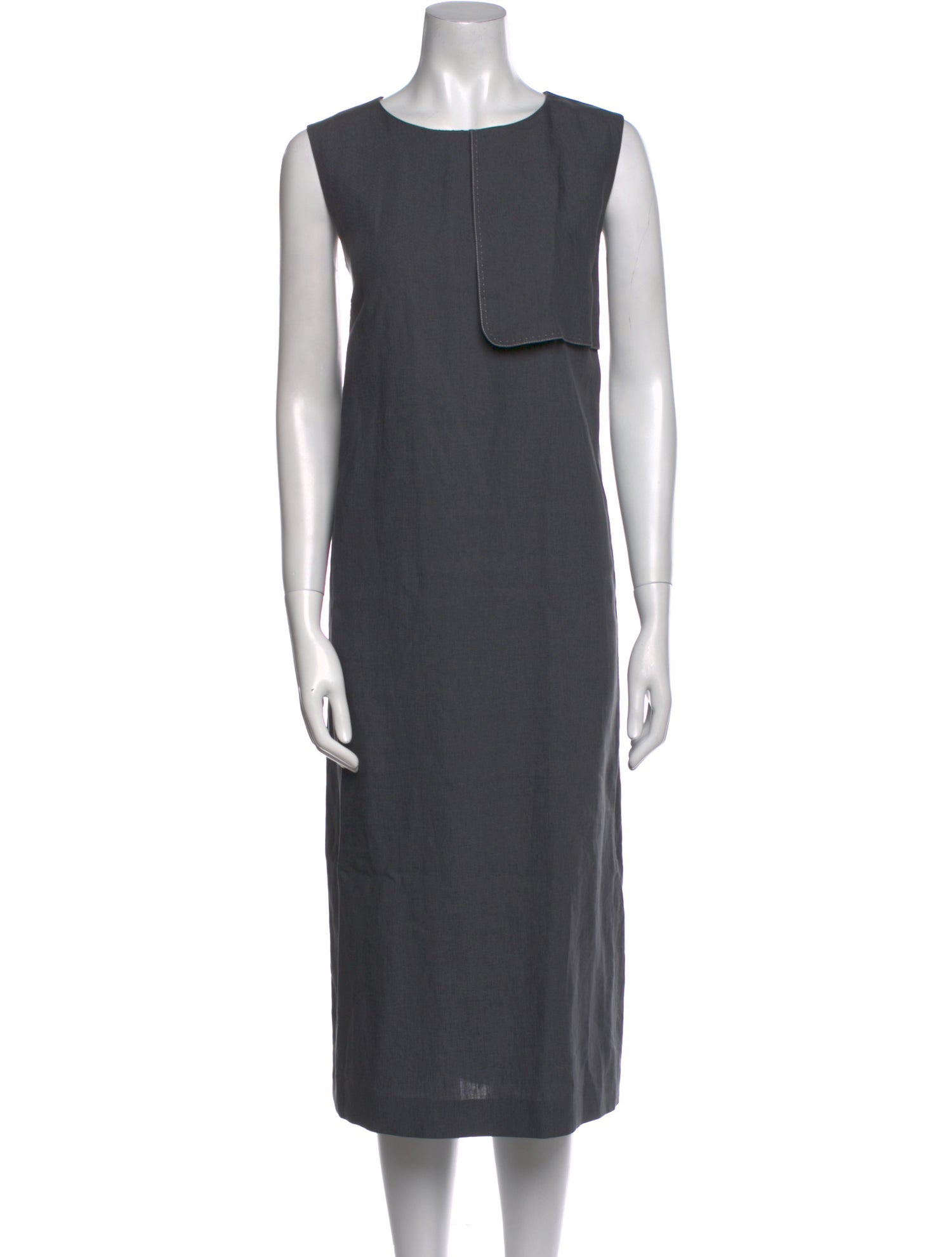 Max Mara Linen Midi Length Dress