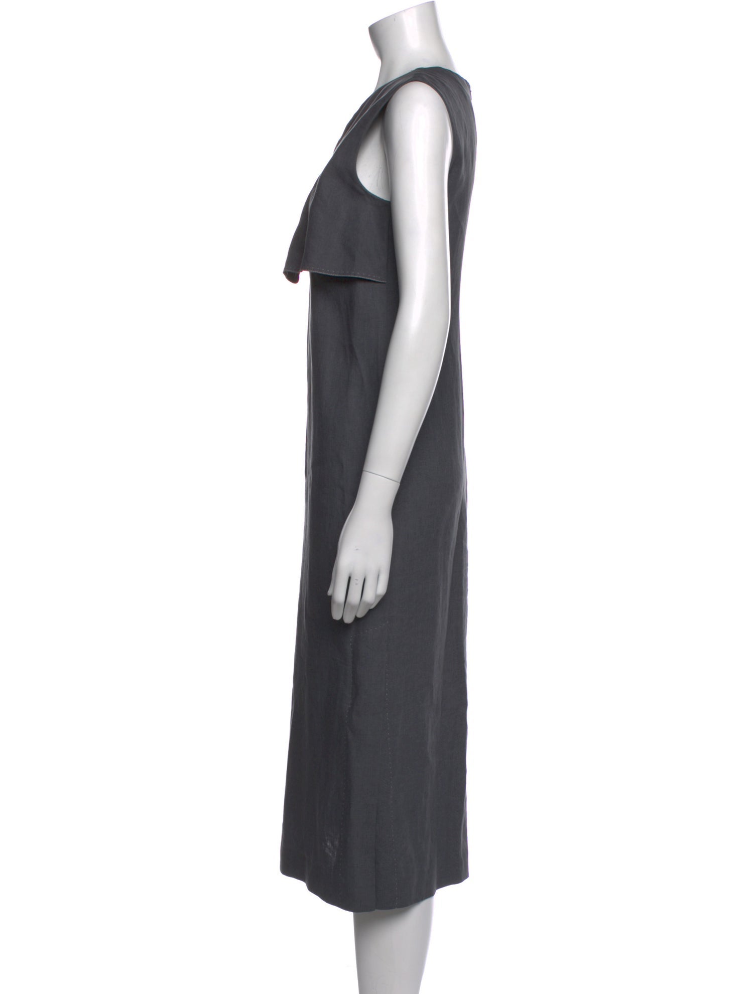 Max Mara Linen Midi Length Dress