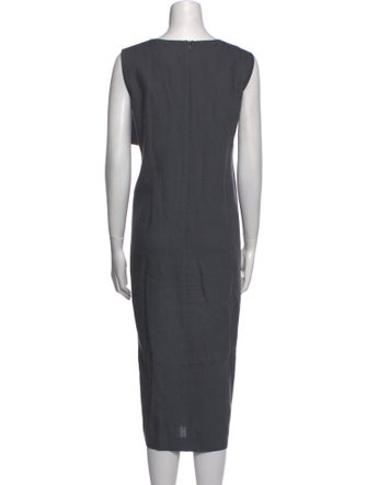 Max Mara Linen Midi Length Dress