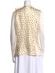 Max Mara Silk Polka Dot Print Blouse