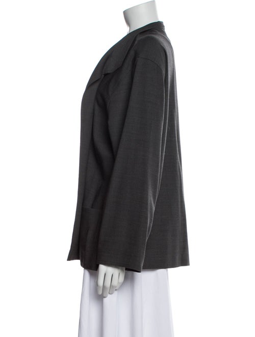 Max Mara Virgin Wool V-Neck Blouse