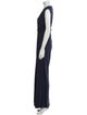 Max Mara Silk V-Neck Jumpsuit