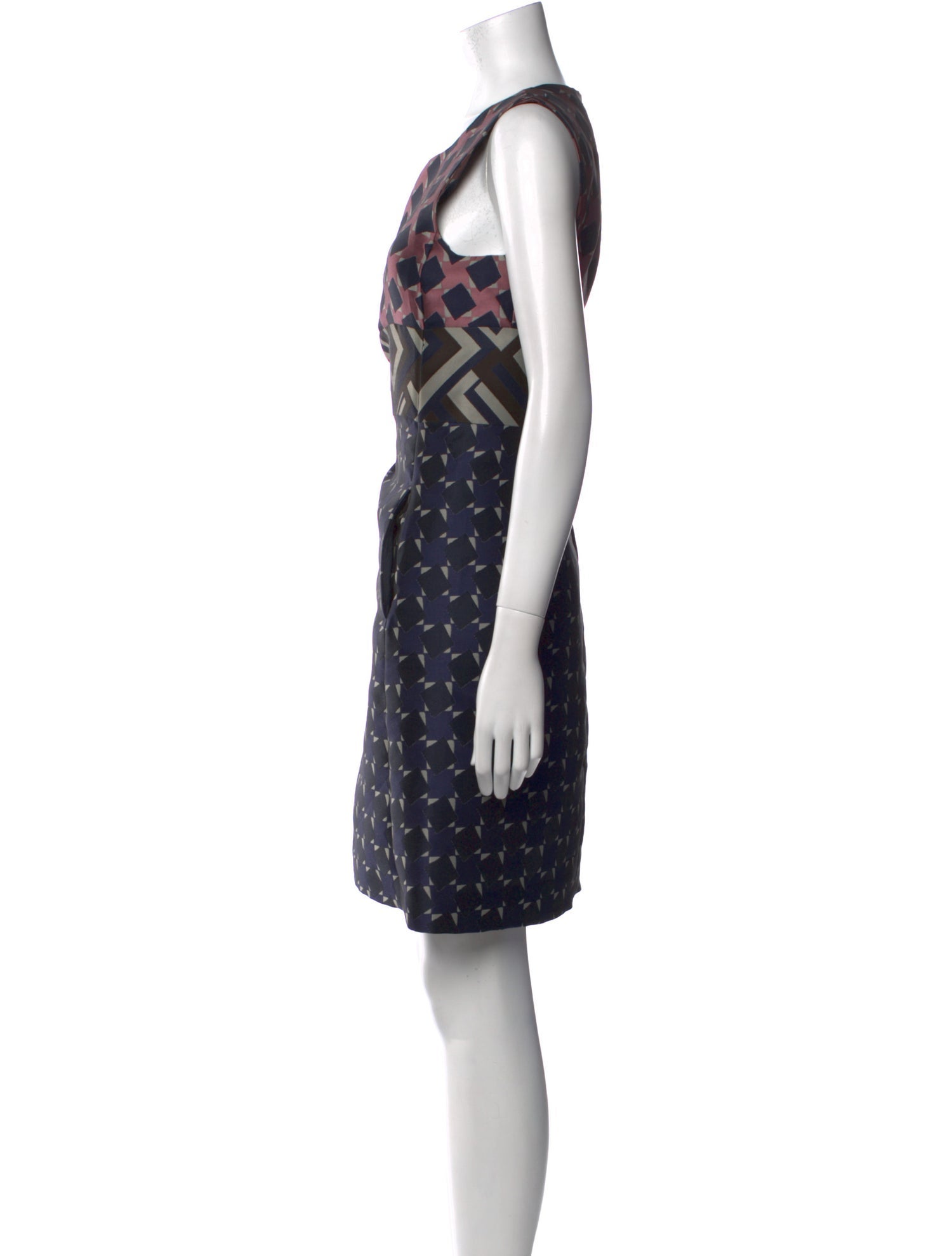 Max Mara Printed Mini Dress
