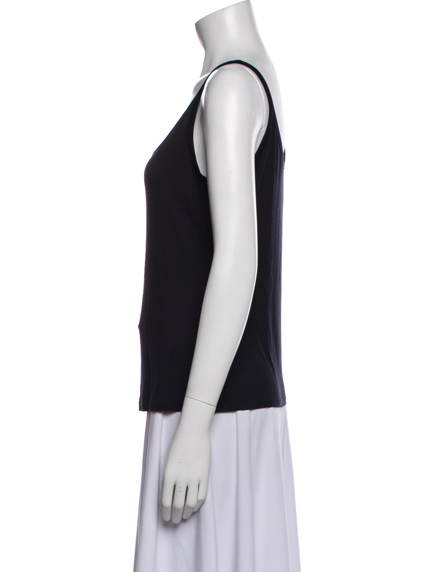 Max Mara Scoop Neck Sleeveless Top