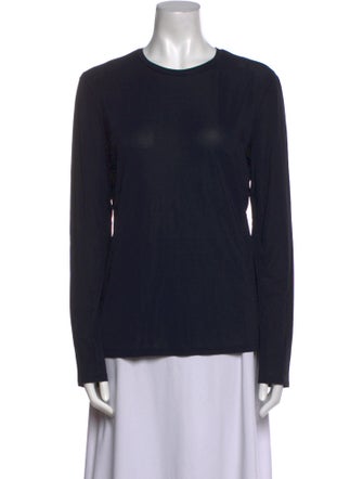Max Mara Crew Neck Long Sleeve Top