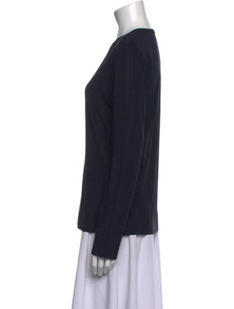 Max Mara Crew Neck Long Sleeve Top