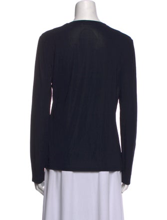 Max Mara Crew Neck Long Sleeve Top