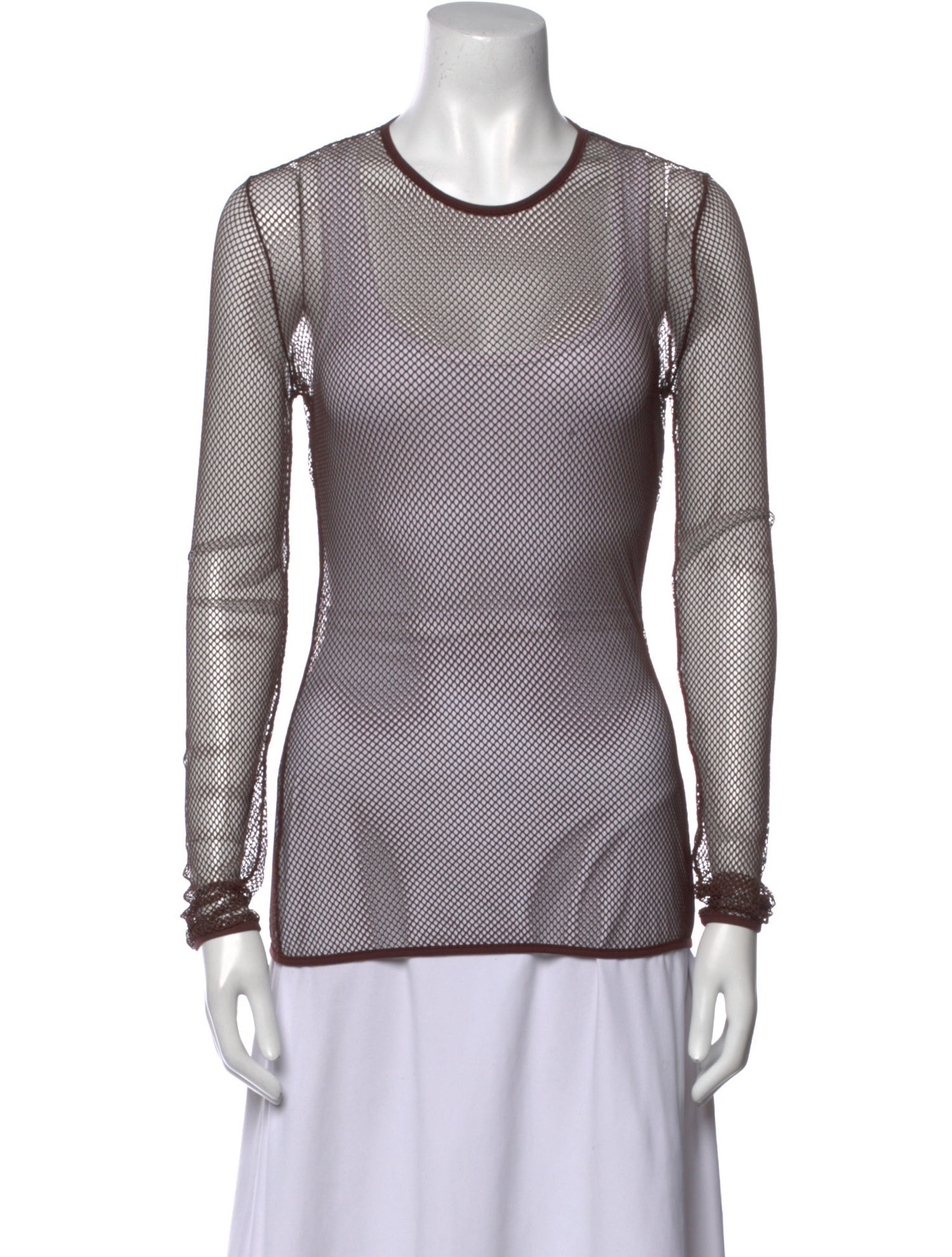 Max Mara Crew Neck Long Sleeve Top