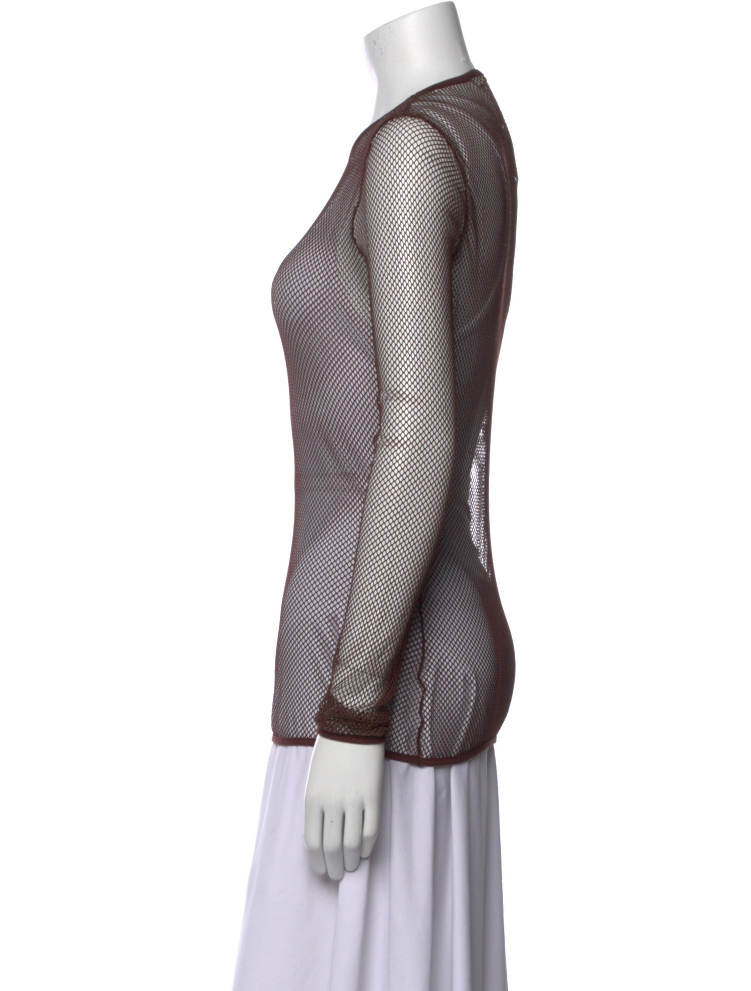 Max Mara Crew Neck Long Sleeve Top