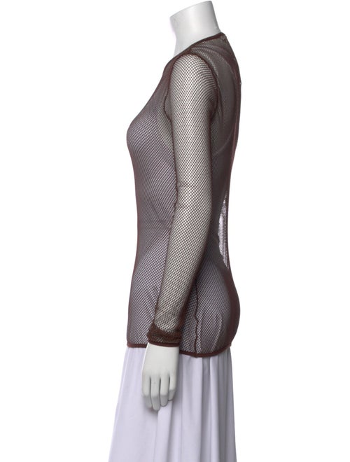 Max Mara Crew Neck Long Sleeve Top