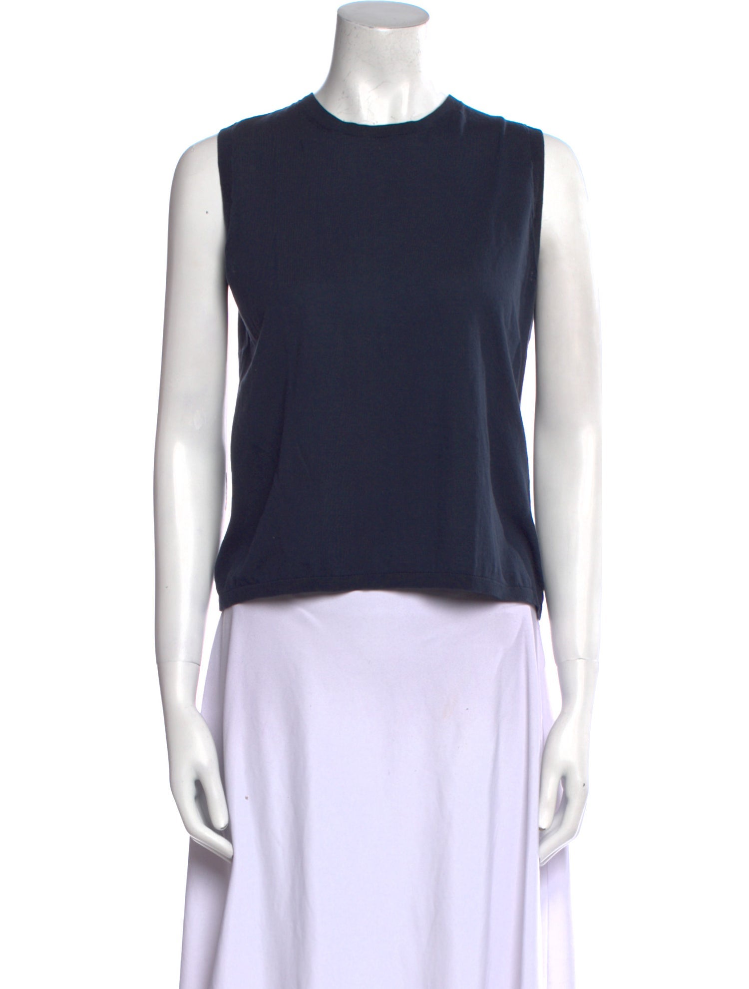 'S Max Mara Crew Neck Sleeveless Top