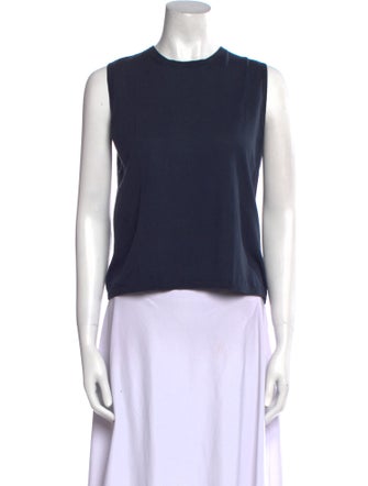 'S Max Mara Crew Neck Sleeveless Top