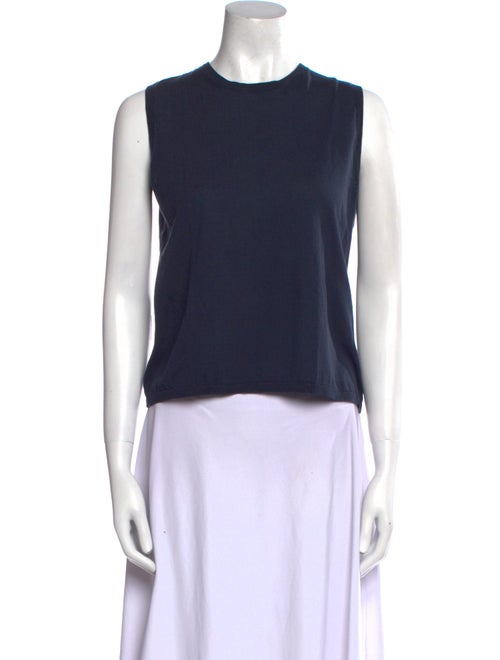 'S Max Mara Crew Neck Sleeveless Top