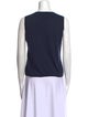 'S Max Mara Crew Neck Sleeveless Top