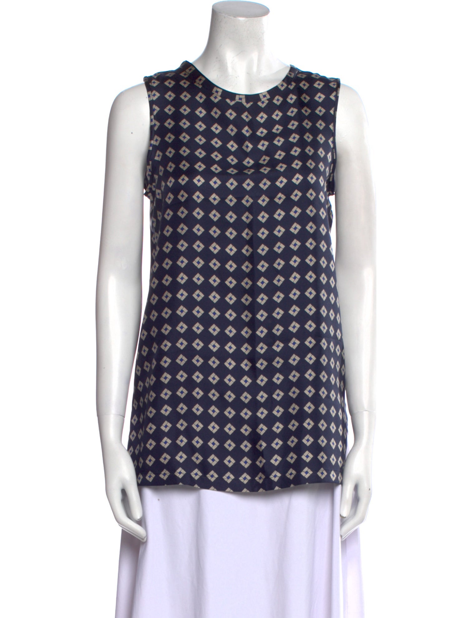 Max Mara Silk Printed Top