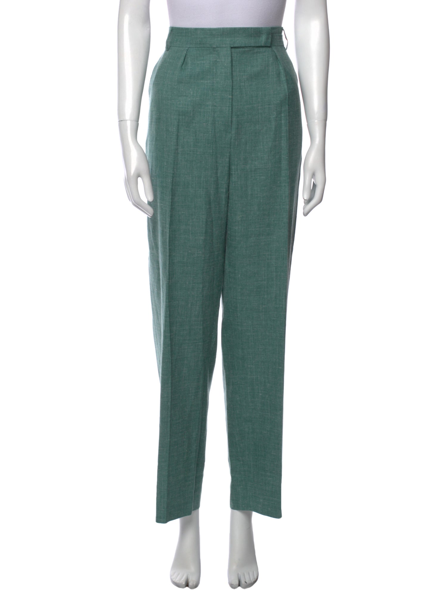 Max Mara Virgin Wool Straight Leg Pants