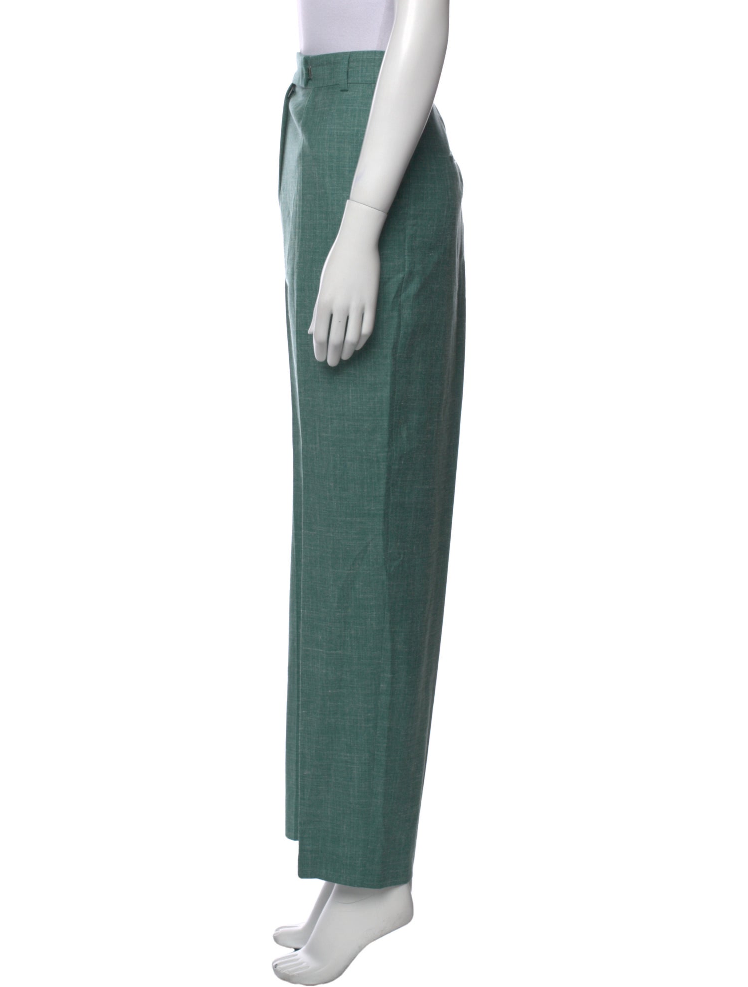 Max Mara Virgin Wool Straight Leg Pants