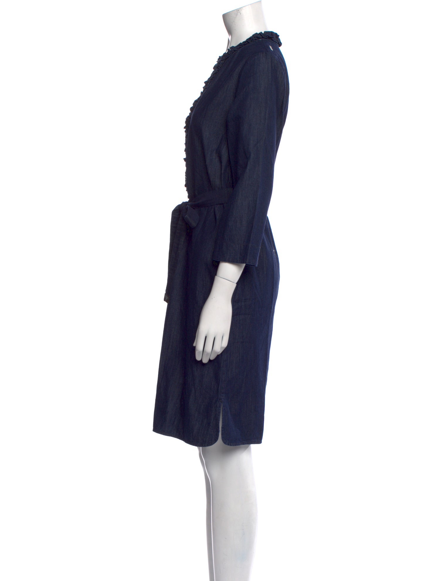 'S Max Mara V-Neck Knee-Length Dress