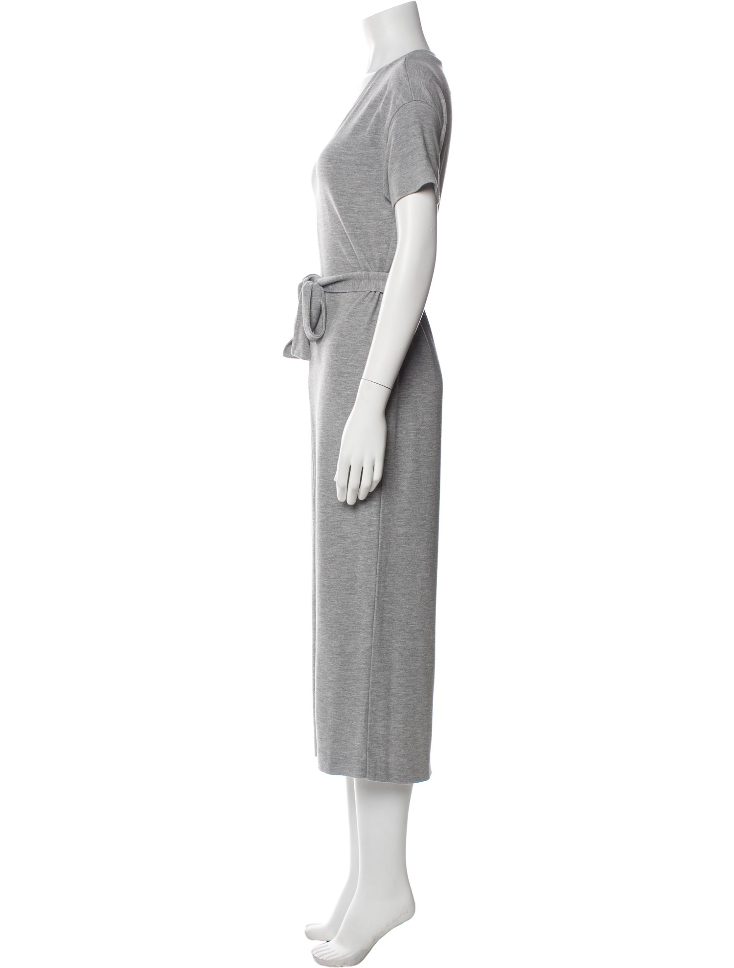 Max Mara V-Neck Long Dress