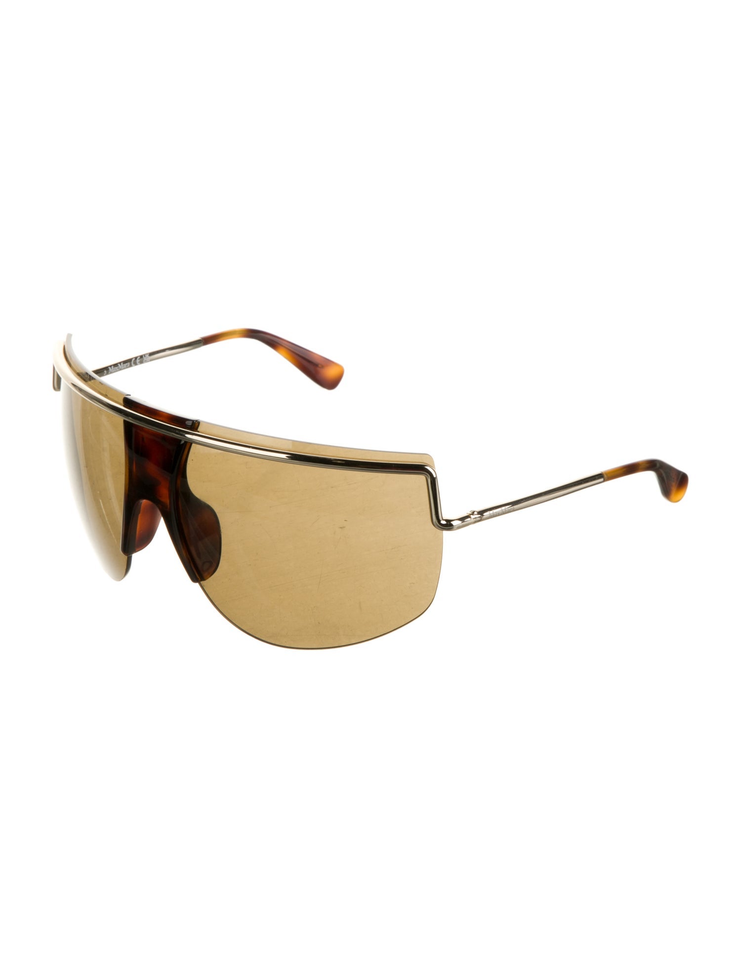 Max Mara Shield Mirrored Sunglasses