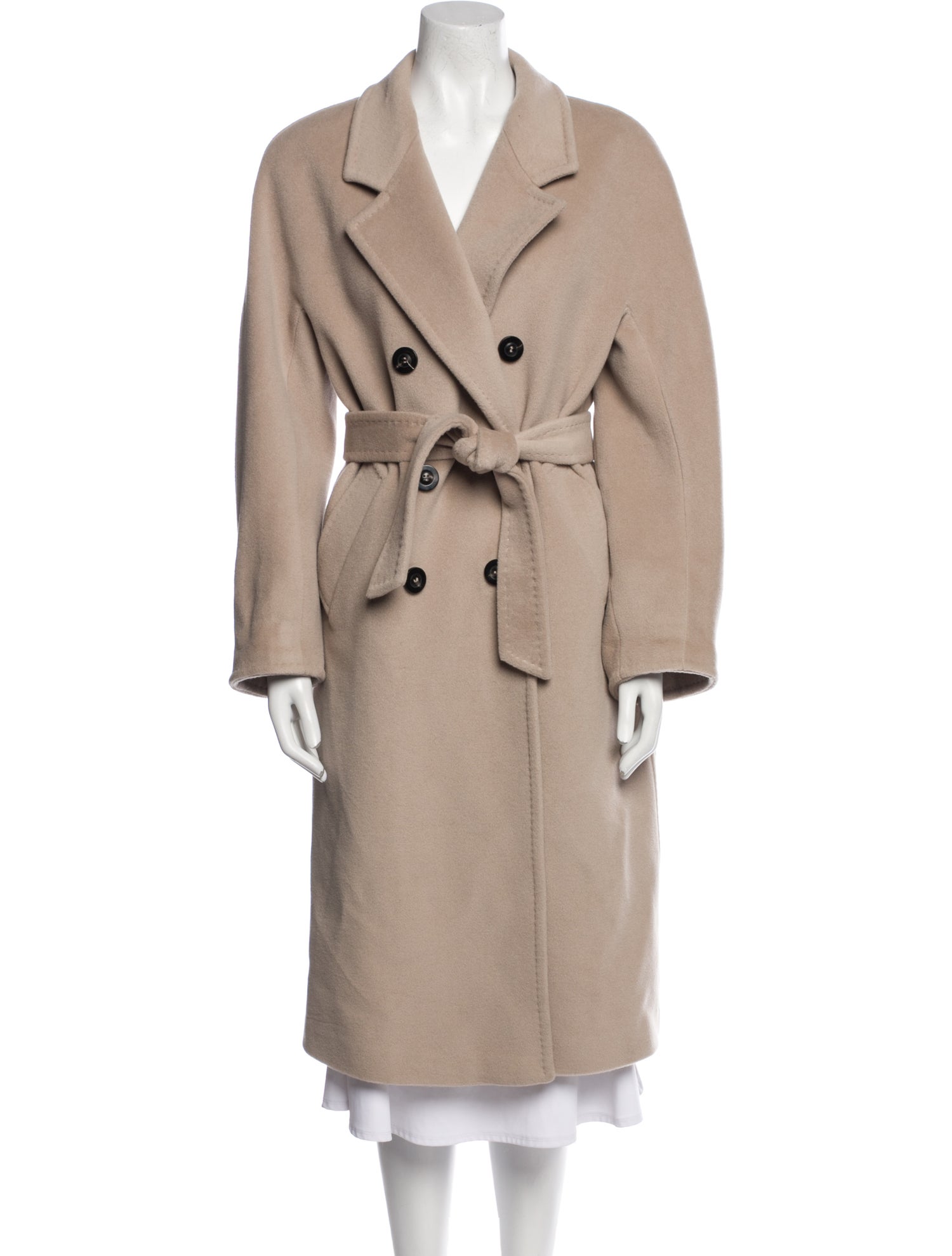 Max Mara Virgin Wool Trench Coat